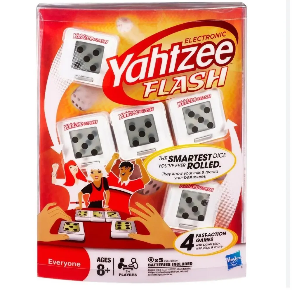 Yahtzee Electronic Flash Cubes -‎ The Smartest Dice You've Ever Rolled